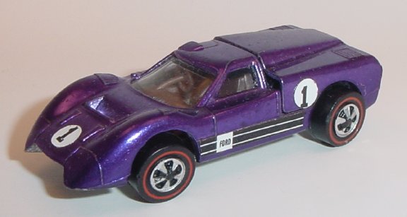 Ford JCars in white enamel L and Spectraflame purple R 